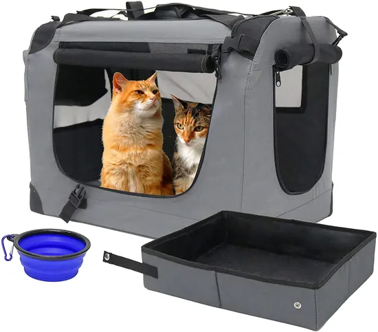 Custom Portable Folding Small Tote Cat Carrying Carrier Bag Travel Dog Pet Bag