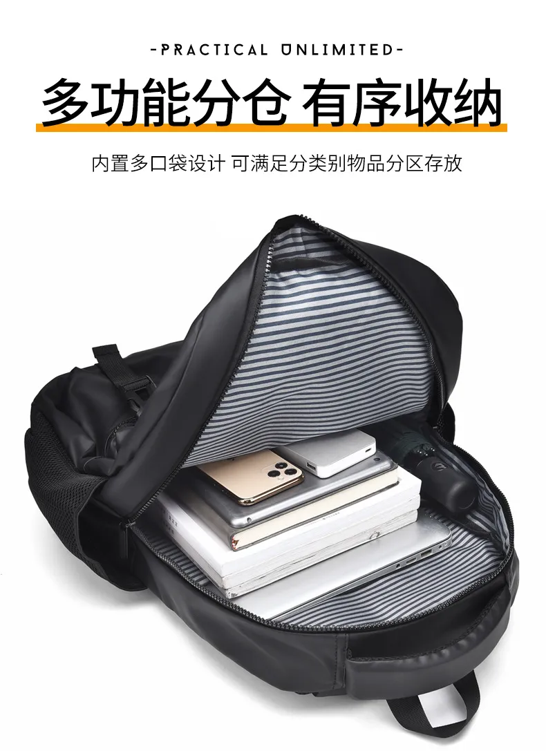 Casual Backpack Student Schoolbag College Style Convenient Backpack Large Capacity Schoolbag Custom
