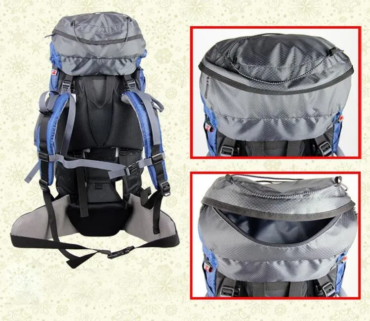 Factory Custom Outdoor Sports Waterproof Mountaineering Backpack Camping Hiking Backpack