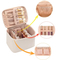 Custom OEM PU Leather Toiletry Portable Handle Washable Makeup Bag Travel Cosmetic Bag