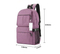 Fashion School Backpacks Student Bag for Teenagers Polyester School Backpacks with Wheels Unisex Unicorn Backpack Purple Solid