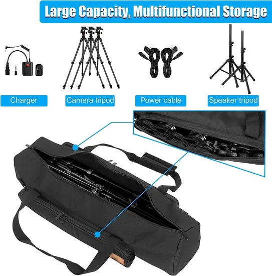 Thickened Camera Tripod Bag SLR Photography Equipment Light Rack Bag Slide Rail Fishing Live Streaming Tripod Bag