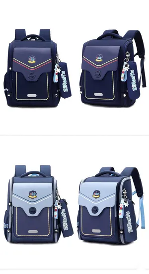 New Backpack 3-6 Grade Spine Protection and Weight Reduction for Boys and Girls Large Capacity Student Backpack