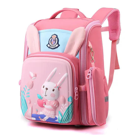New Backpack for Elementary School Students in Grades 2-5 Boys and Girls Lightweight Spine Protection Space Backpack