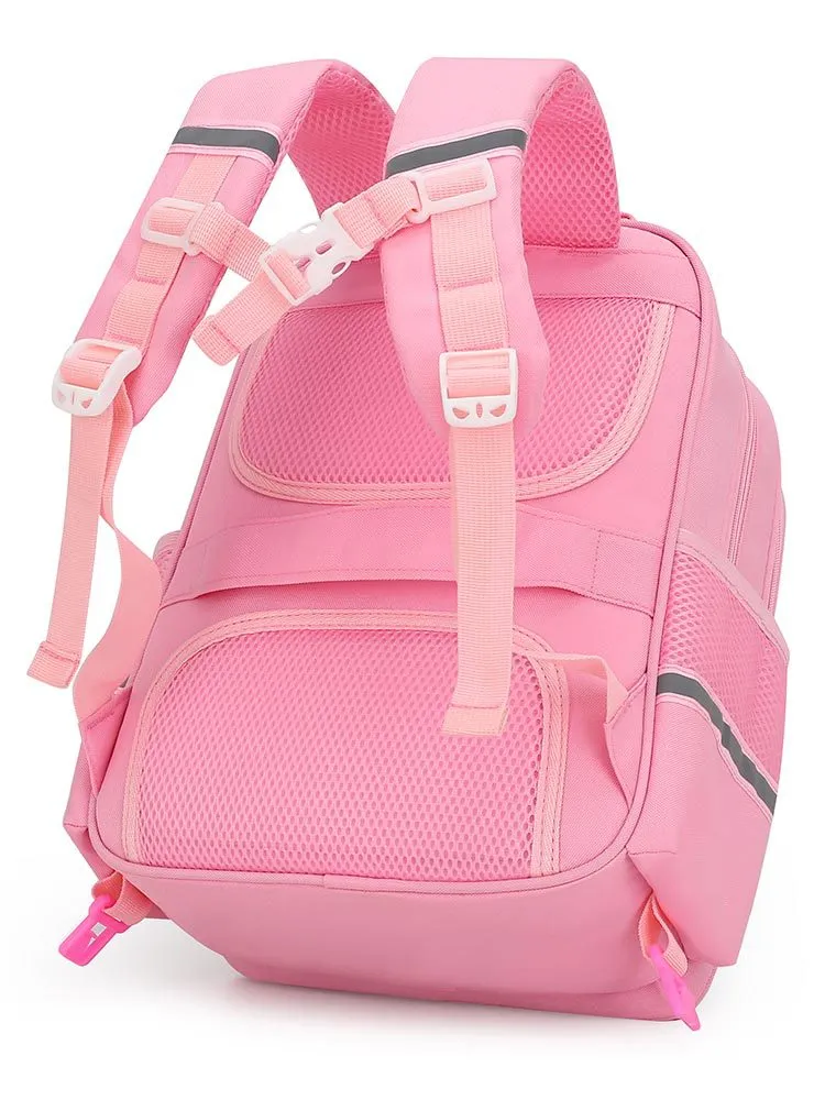 2023 New Children Cartoon Backpack for Girls in Grades 1 to 3 to Reduce Burden and Protect Spine