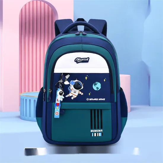 2024 Children′s Elementary School Backpack with Spine Protection Oxford Cloth Large Capacity Backpack