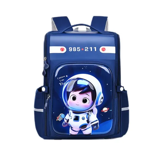 New 3D Cartoon for Elementary School Students Large Capacity Lightweight Children′s Backpack