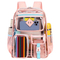 Transparent Backpack Waterproof Large Capacity Elementary School Backpack