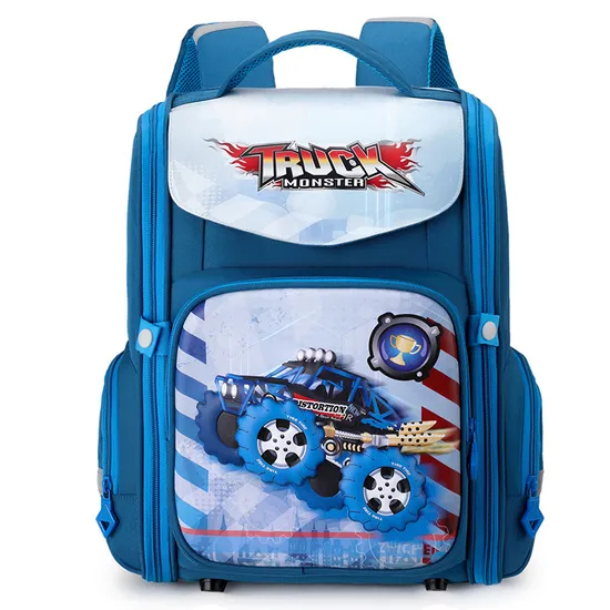New Load Reducing Cartoon Student Backpack with Large Capacity Lightweight Backpack