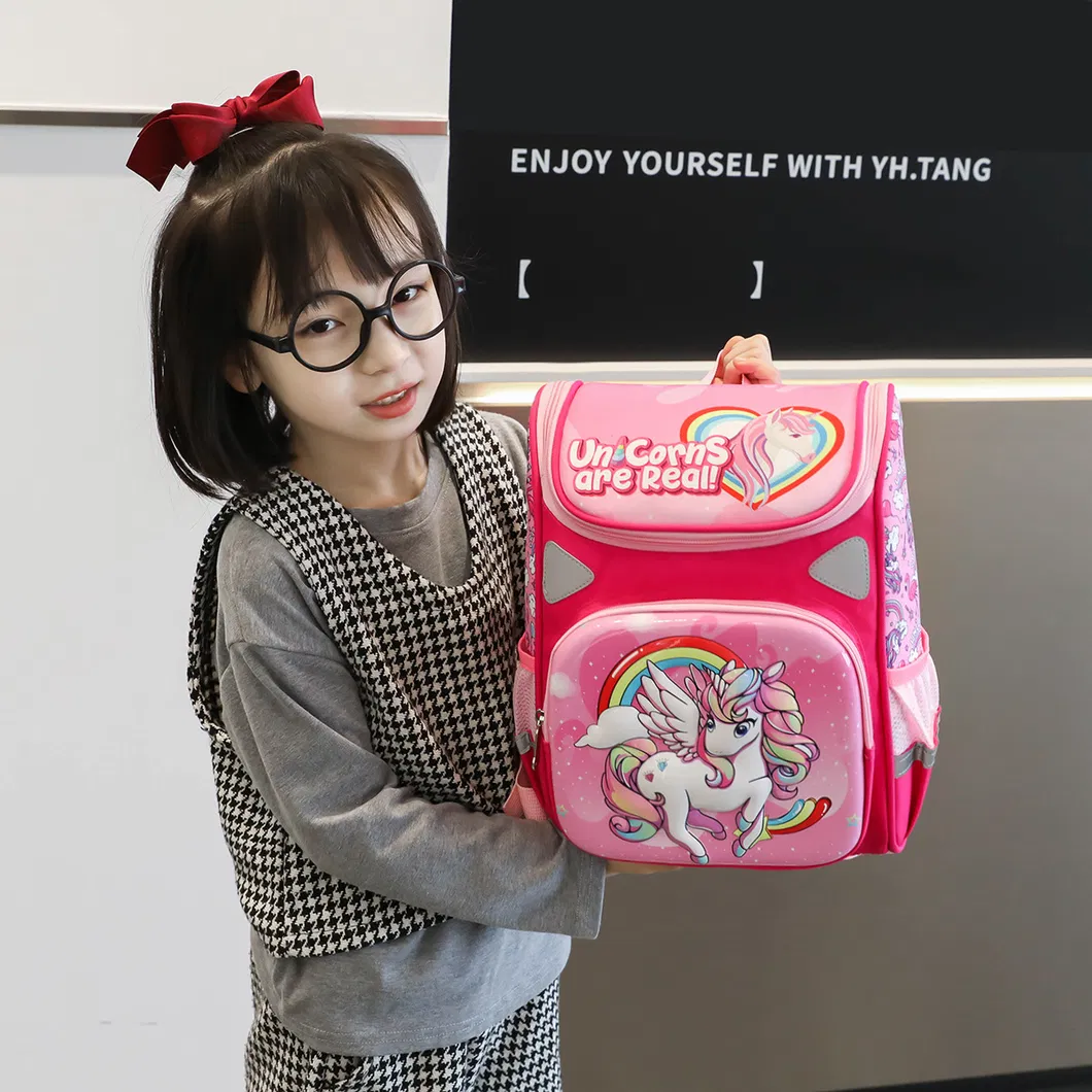 2023 New Load Reduction Kindergarten School Backpack Spine Protection Primary School Student Backpack