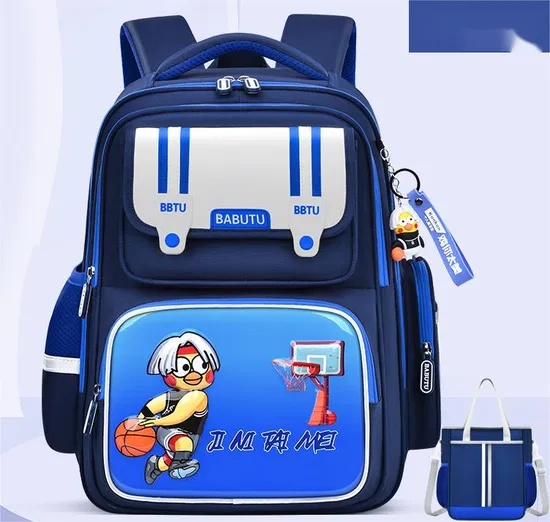 Primary School Students Girls and Boys New 2024 Load Reduction and Spine Protection Children′s Backpack