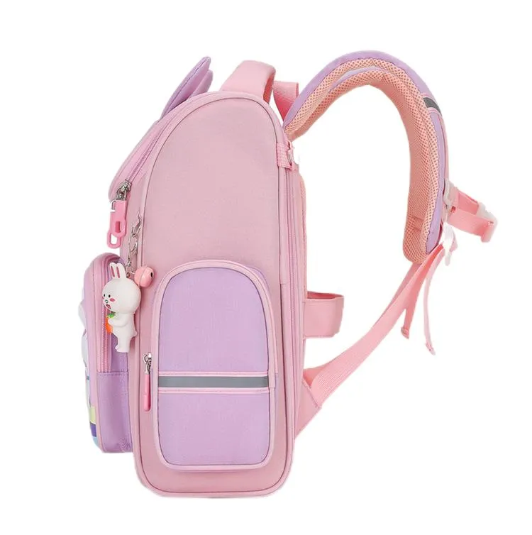 Factory New Backpack for Elementary School Students From Grades 1 to 6 Lightweight Spine Protection Backpack