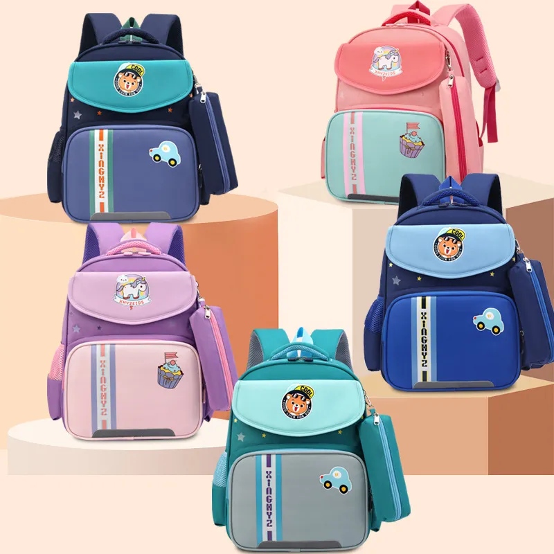 2024 New Children Backpack 1-6 Year Old Cartoon Boys and Girls Backpack Wholesale