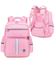New Boys and Girls Primary School Student Backpack Embroidered to Reduce Burden and Protect Spine Backpack