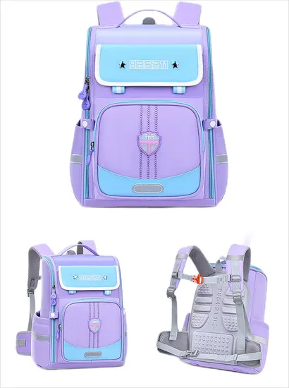 New Integrated Spine Protection and Load Reduction Backpack for Elementary School Students