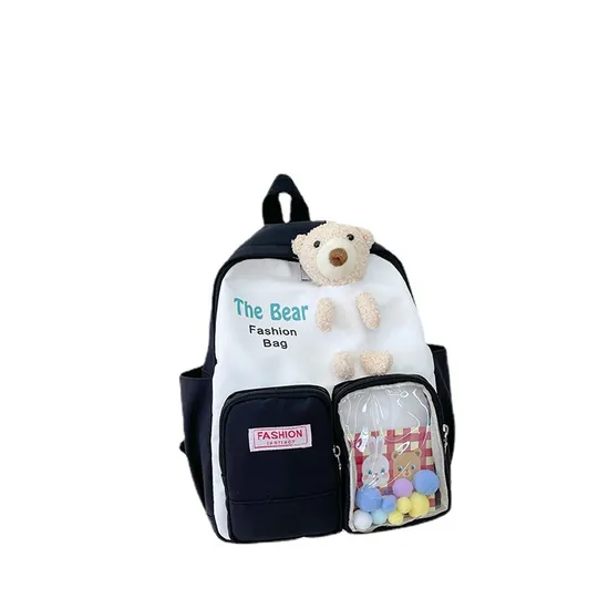 New Children′s Backpack Cartoon Backpack Breathable and Wear-Resistant Backpack