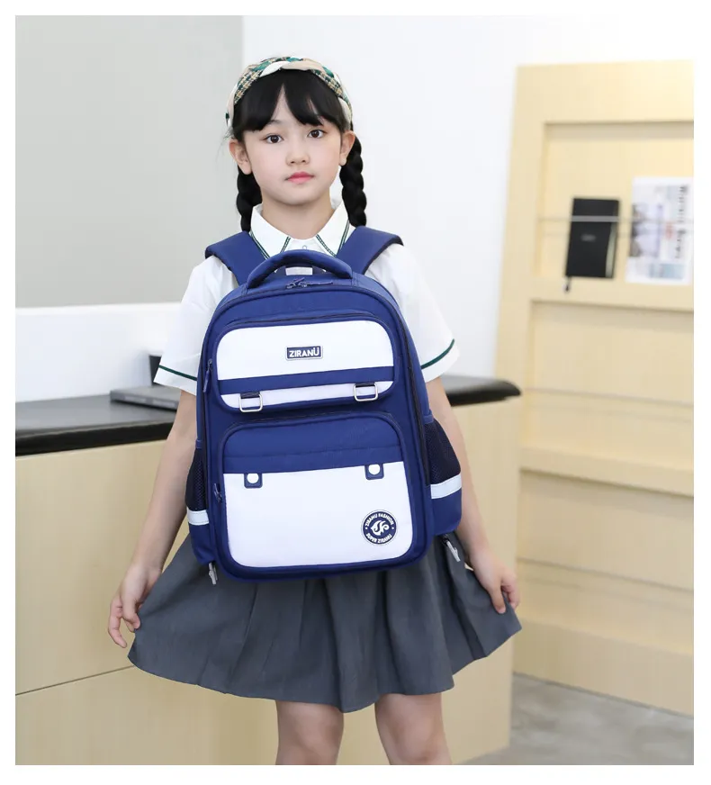 Primary School Backpacks for Grades 1 to 6 Reducing Burden and Protecting Spine Backpacks