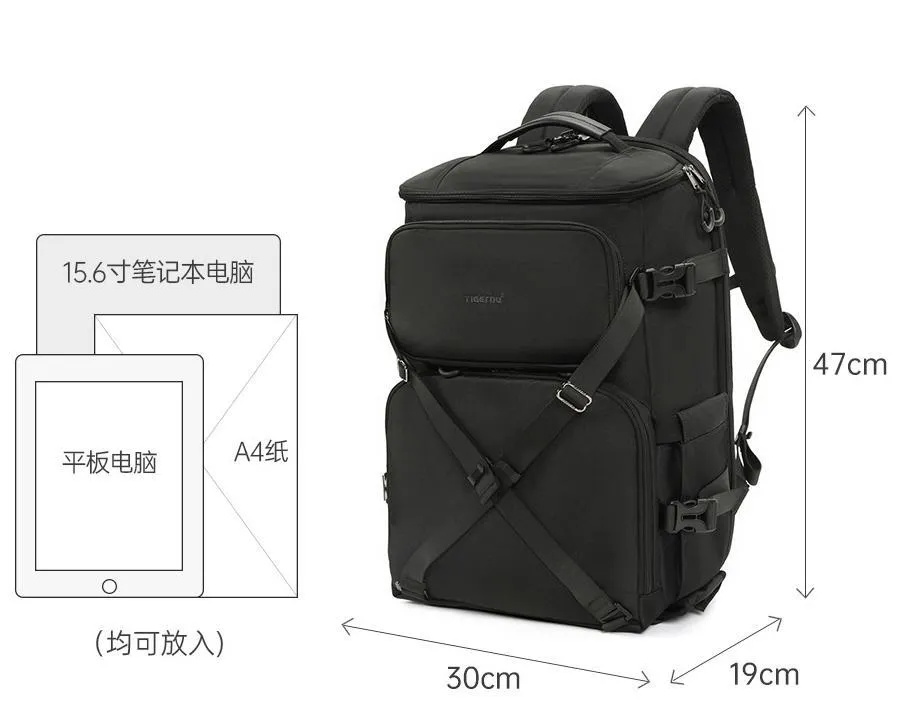SLR Dual Shoulder Camera Bag Waterproof Anti-Theft Large Capacity Drone Photography Backpack