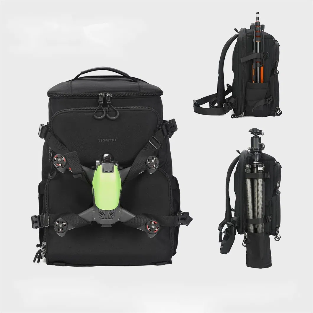 SLR Dual Shoulder Camera Bag Waterproof Anti-Theft Large Capacity Drone Photography Backpack