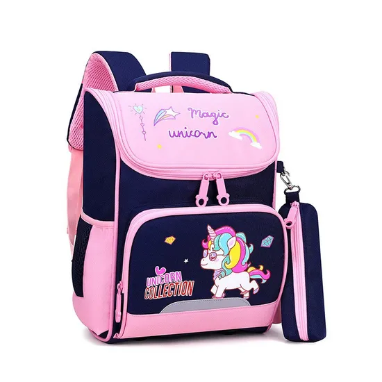 New Elementary School Children′s Backpacks for Boys and Girls with Reduced Load Backpacks