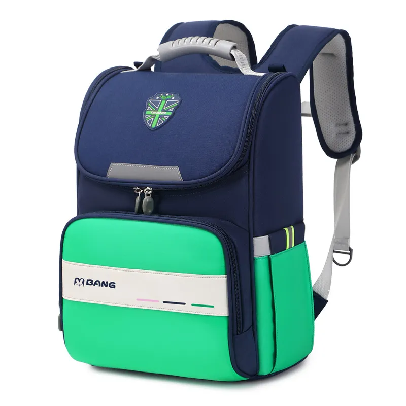 Student Primary School Children&prime;s Backpack Contrasting Colors Lightweight Waterproof Backpack