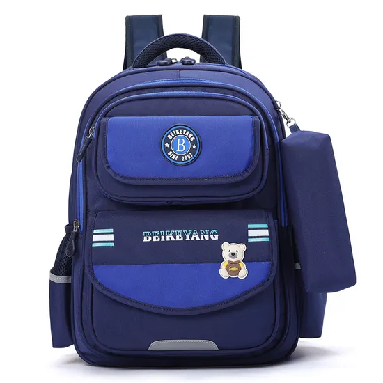 2024 New Cartoon Letter Children′s Breathable Reflective Backpacks for Boys and Girls
