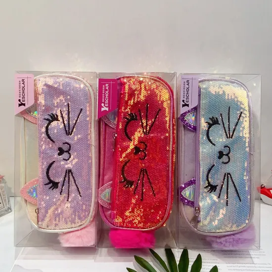 New Cartoon Large Capacity Pencil Case Cute Double-Layer Pencil Case Stationery Bag