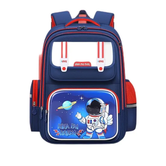 Primary School Backpack for Boys in Grades One to Three Spinal Protection and Weight Reduction Backpack