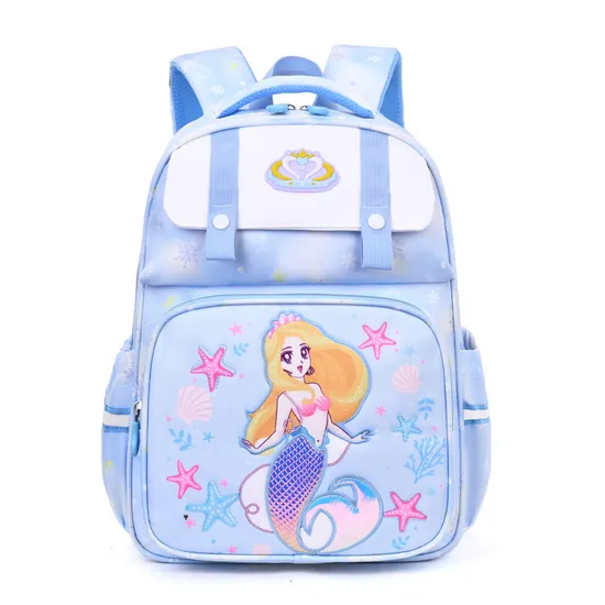 New Primary School School School Backpack Girls′ Large Capacity Load Reducing and Breathable Backpack