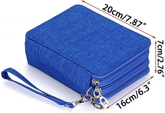 Oxford Cloth 72 Color 78 Hole Art Painting Pencil Case Student Stationery Bag Pencil Storage Bag