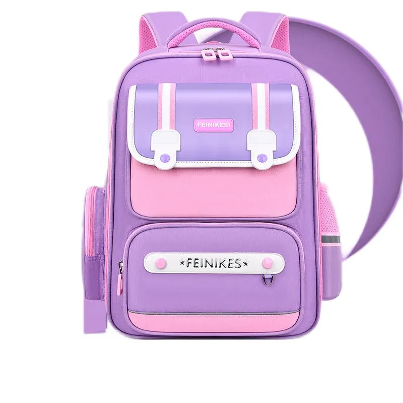 Children&prime;s Printed Logo Backpack School Bag Elementary School Student Backpack