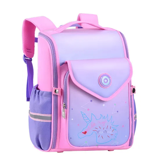 Primary School Student Anti Splashing and Load Reduction Integrated Boys and Girls Fashion Cartoon Customized Backpack