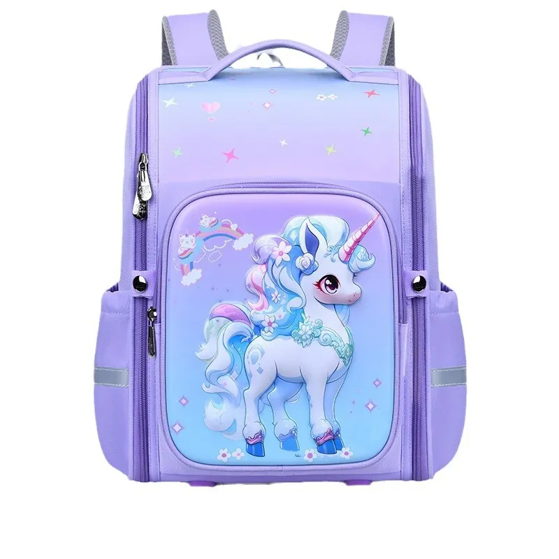 2024 New 3D Hard Shell Primary School Student Backpack Large Capacity Children&prime;s Backpack