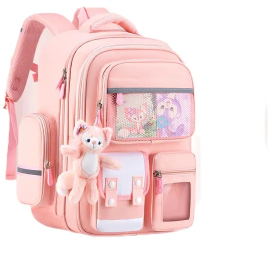 Primary School Backpack Spine Protector Children′s Backpack Large Capacity Load Reducing Waterproof Backpack