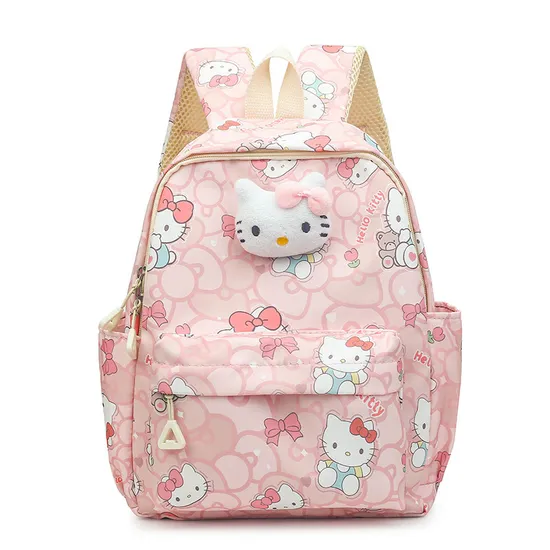 New Children′s School Backpack Cute Cartoon Load Reduction Kindergarten Backpack