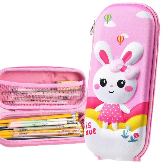 Primary School Student Pencil Case 3D Large Capacity Children′s Stationery Box Pencil Case