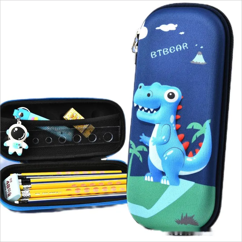 Cartoon 3D Large Capacity Stationery Case Wholesale Primary School Student Pencil Case