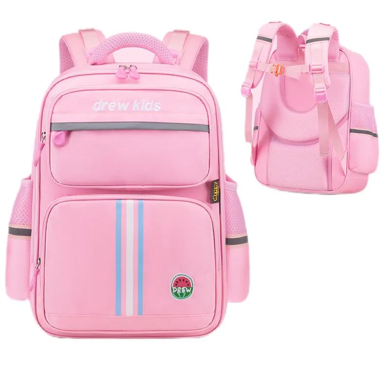 New Boys and Girls School Primary School Student Backpack Embroidered Large Capacity Backpack