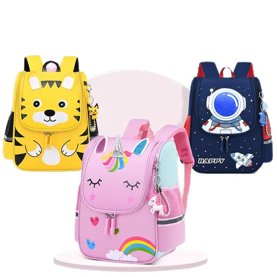 New Cartoonbackpack Cute Baby Shoulder Lightweight Boys and Girls Kindergarten Small Backpack