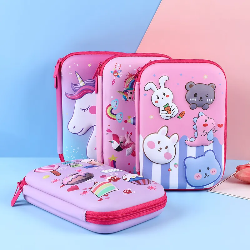 Cartoon Large Stationery Box 3L Large Capacity Pencil Case Multifunctional Primary School Pencil Case