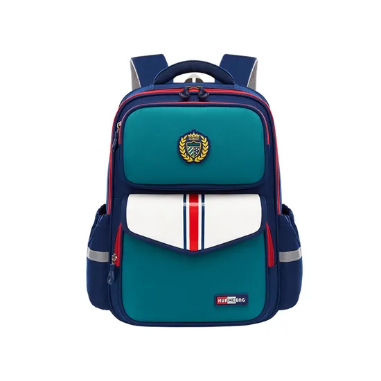 Boys and Girls′ New Load-Reducing Backpack with Spine Protection and Double Shoulder Waterproof Backpack