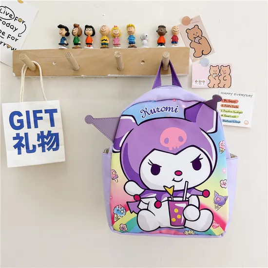 Kindergarten Backpack Cute Cartoon Lightweight Backpack Children′s Load Reducing Backpack