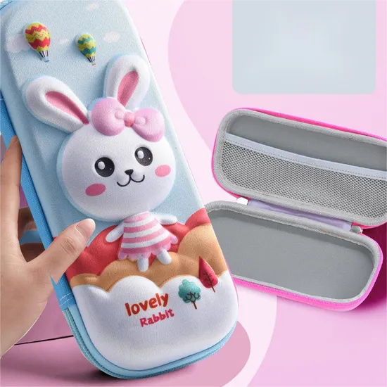 EVA Pencil Case 3D Cartoon Pencil Case for Primary and Secondary School Students