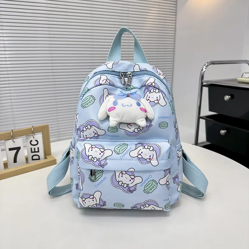 New Children Cartoon Exquisite Doll School Backpack with Large Capacity Nylon Printing Creative Backpack
