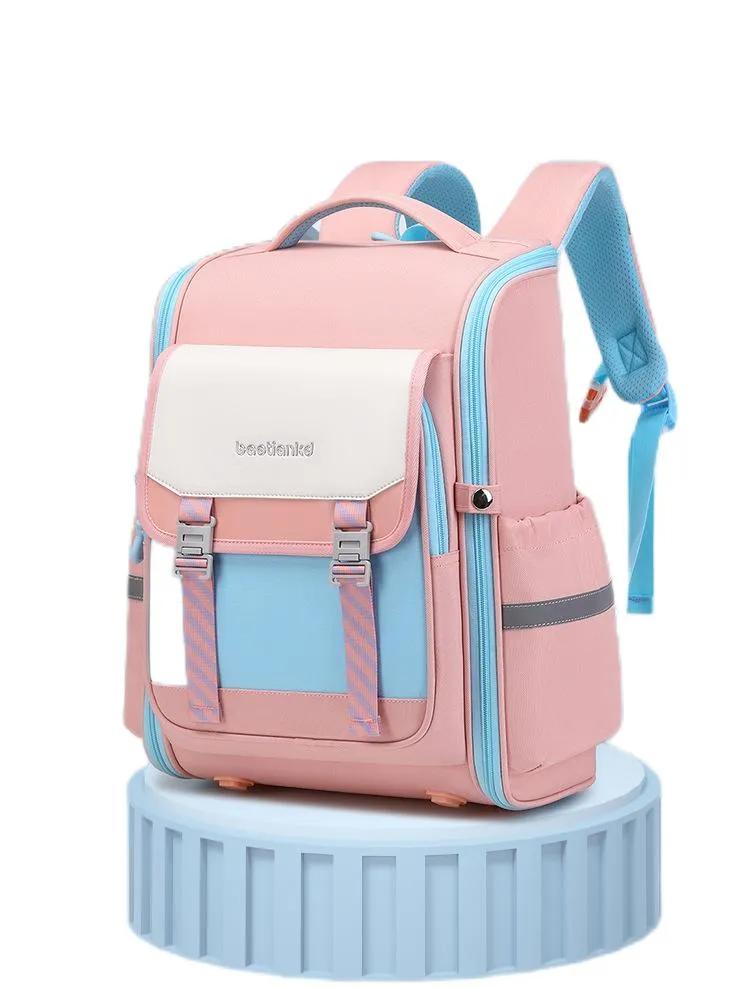 New Integrated Space Backpack for Boys and Girls Elementary School Students to Reduce Weight and Protect Spine Backpack