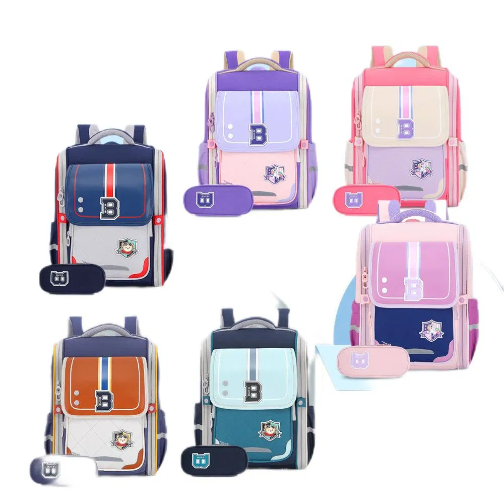 High Quality Large Capacity Stress Relieving Backpacks for Boys and Girls Shoulder Protectors School Students Backpack