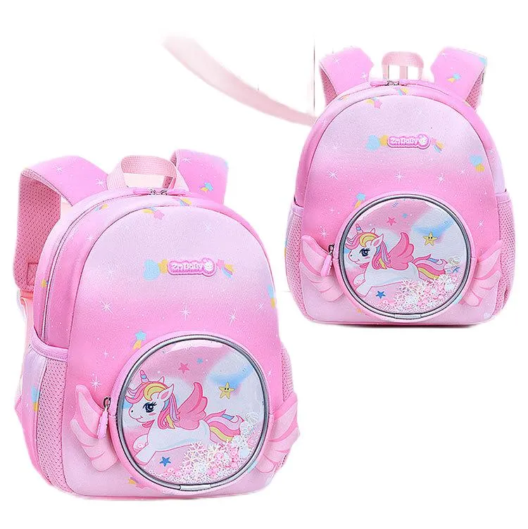 New Waterproof Fabric Backpack Cartoon Cute Kindergarten Backpack Girl Mini Backpack