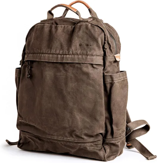 2024 New Retro Durable Canvas Outdoor Sports Travel Hiking Backpack