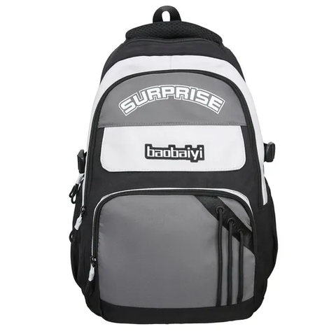 Large Capacity Travel Backpack Multifunctional Campus Backpack for Male and Female Students in Middle and High Schools