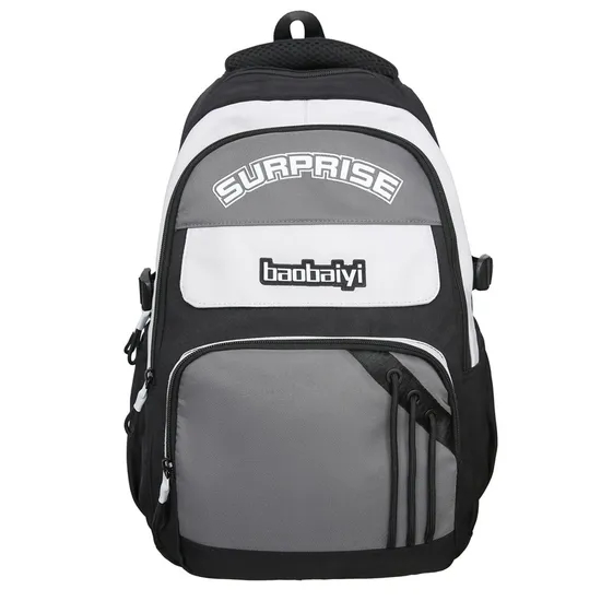 Large Capacity Travel Backpack Multifunctional Campus Backpack for Male and Female Students in Middle and High Schools